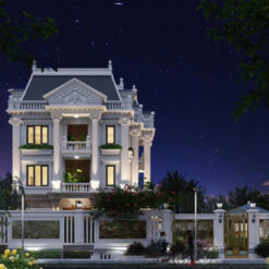 Biệt thự Tân cổ điển 3 tầng hiện đại,Diện tích 12.1x15.2m