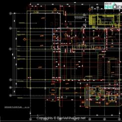 Alternative view of Bộ bản vẽ nhà máy sản xuất thực phẩm Nhật bản quy mô 3000m2