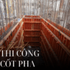 BV Biện pháp thi công thi công cốp pha cột hình chữ nhật