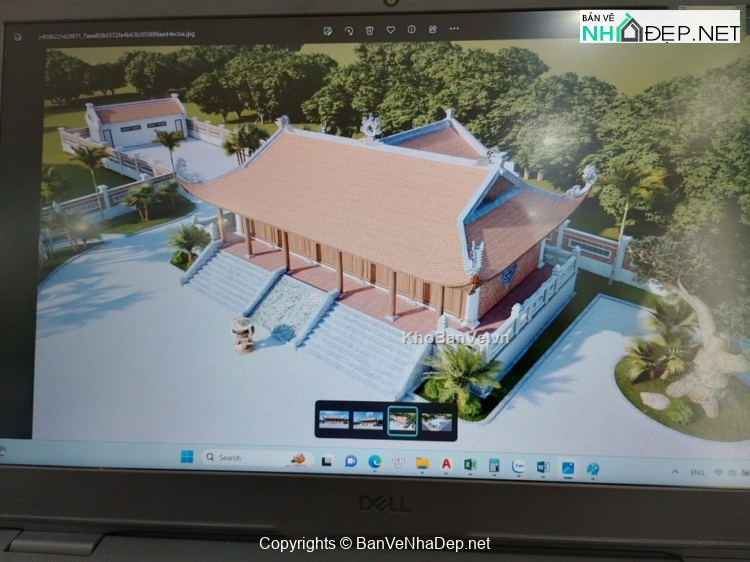 File thiết kế đền chùa cực đẹp file cad