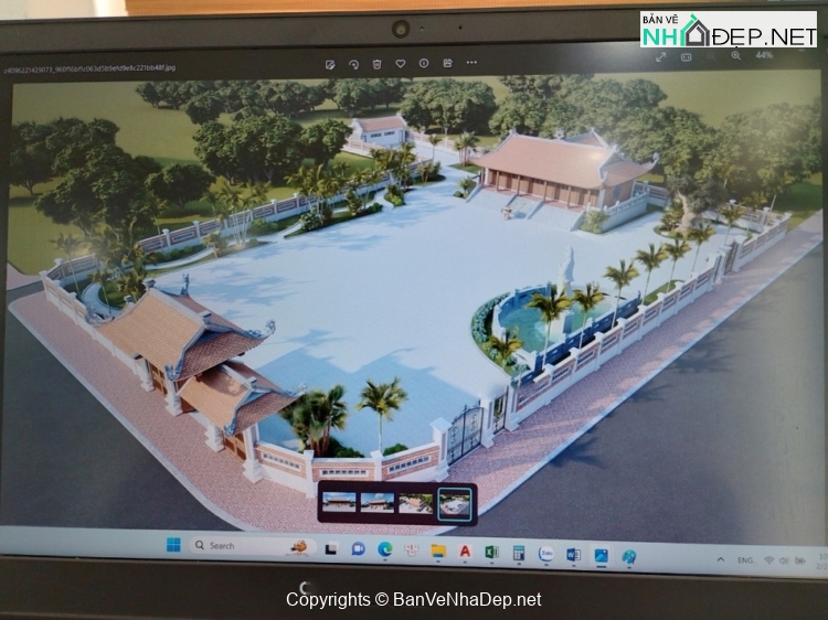 File thiết kế đền chùa cực đẹp file cad