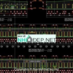 Alternative view of Full bản vẽ cad nhà xưởng chế biến đồ gia dụng kích thước 80x168m