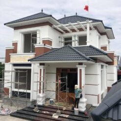 Full bản vẽ thiết kế kỹ thuật thi công nhà 2 tầng mái Nhật Sảnh Phải