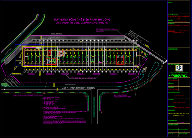 Full Biện pháp thi công móng và phần ngầm toàn nhà Condotel 3 – Dự án The Maris Vũng Tàu