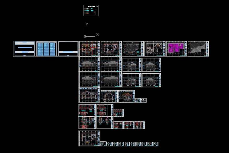 Bản vẽ biệt thự mái nhật 18x12 - Ảnh 5