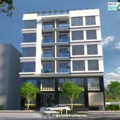 Hồ sơ thiết kế chung cư mini 7 tầng kích thước 17x24m