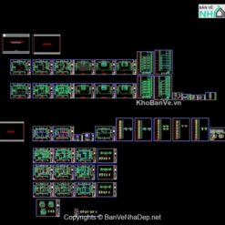 Alternative view of Hồ sơ thiết kế chung cư mini 9x14.5m cao 7 tầng + tum (Full kiến trúc, kết cấu)