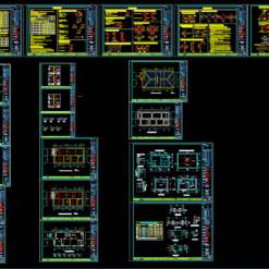 FULL hồ sơ thiết kế xây dựng mẫu nhà Biệt thự Mái Nhật 1 tầng 8×16m