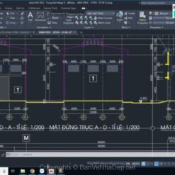 Alternative view of Kết cấu thép nhà xưởng kích thước 12x50m