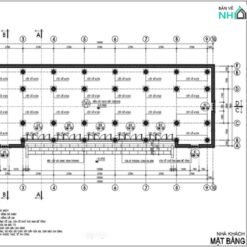 Mẫu bản vẽ thiết kế Nhà cổ gỗ lim 5 gian 2 chái 7.2x20m