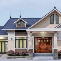 Mẫu biệt thự mái Thái 1 tầng,kt 13x18m