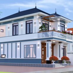 Alternative view of Mẫu nhà mái Nhật 2 tầng kích thước: 7 x12m .