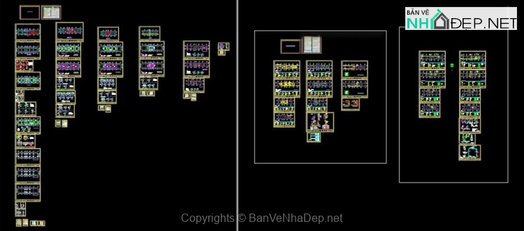 Mẫu Nhà phố 3 tầng 4x24m