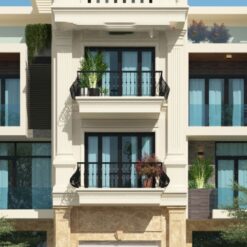 Alternative view of Mẫu nhà phố tân cổ điển 4 tầng 5x14m