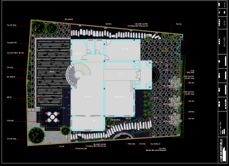 Mẫu thiết kế sân vườn đẹp
