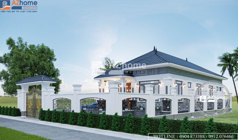 Nhà cấp 4 – Mái Nhật 1 tầng 8×16