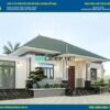 Biệt thự  mái nhật 1 tầng kích thước 17.02x12.46