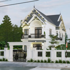 Alternative view of Nhà mái thái 2 tầng phong cách Tân Cổ Điển.