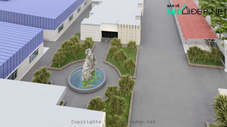 Nhà máy chế biến bánh kẹo 47x55m