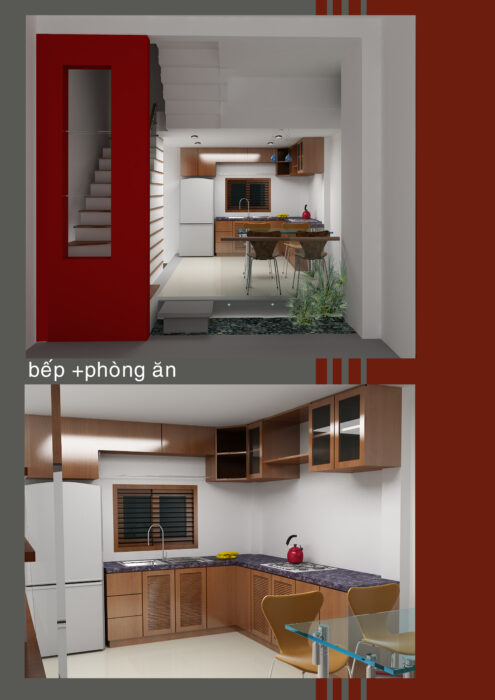 Nhà phố 3 x 12m x 4tầng – full