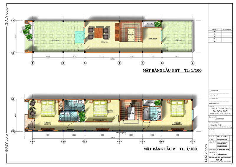 Nhà phố 4.2 x 21 – full