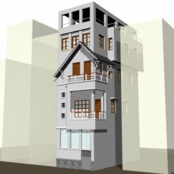 Nhà phố 4,5 x 11m x 5 tầng - Full KT