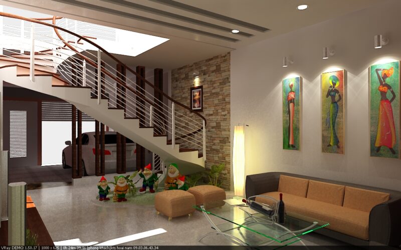 Nhà phố 5 x16m x 5 tầng – full KT