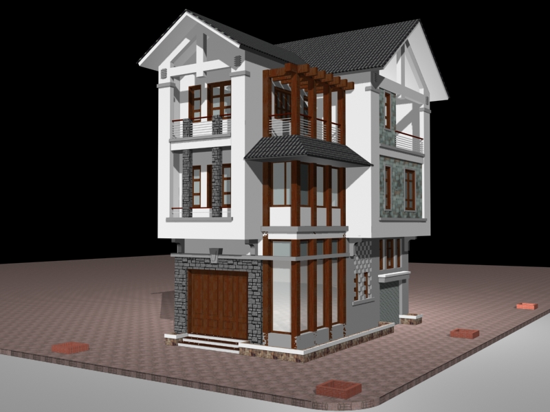 Nhà phố 6 x 11m x 3 – Full