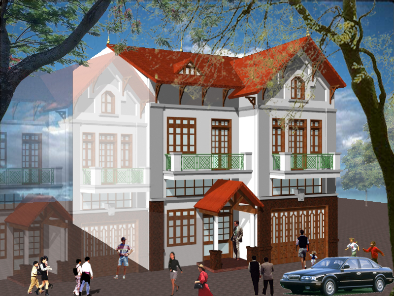 Nhà phố liền kề 5 x 14m x 3 tầng- Full KT