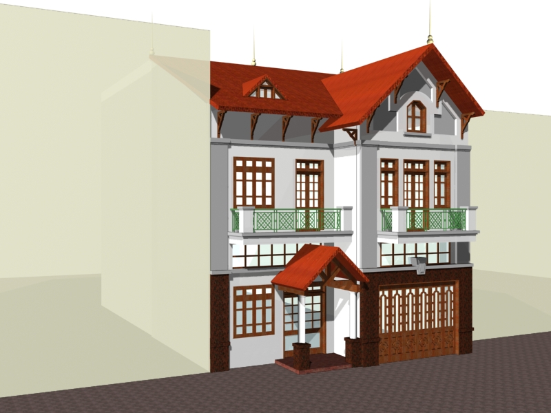 Nhà phố liền kề 5 x 14m x 3 tầng- Full KT