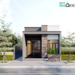 Nhà Phố mặt tiền 6m, 3 phương án