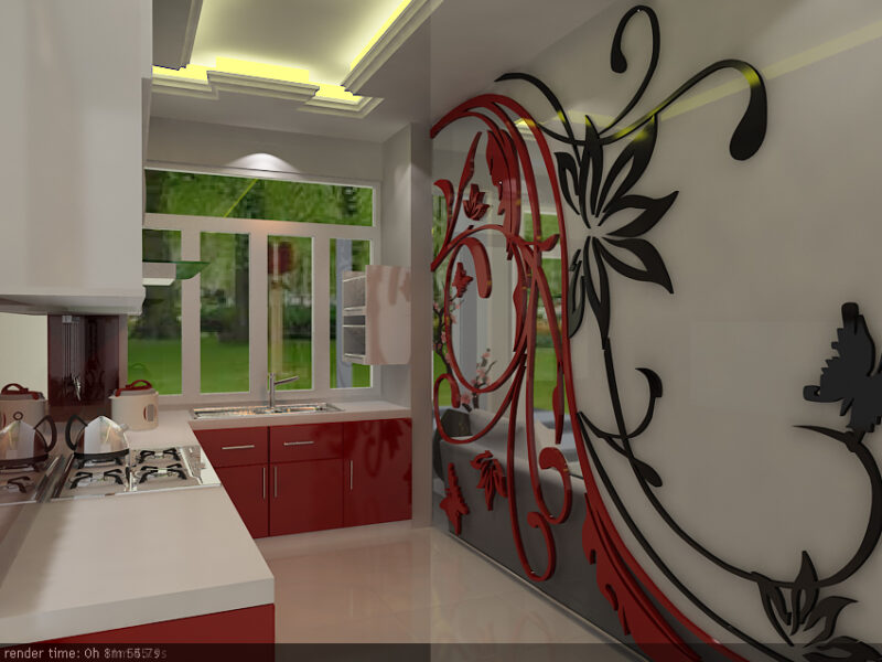 Nội thất Nhà phố 20 x 6m – full