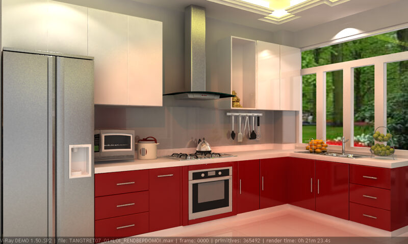 Nội thất Nhà phố 20 x 6m – full