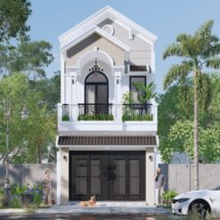 Alternative view of Thiết kế nhà phố 2 tầng 5x19.2m