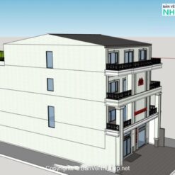 Thiết kế .skp phòng khám nha khoa 25x13m