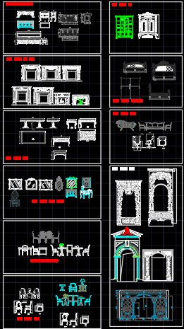 Thư viện autocad tân cổ điển – P2