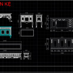 Thư viện autocad tân cổ điển – P2