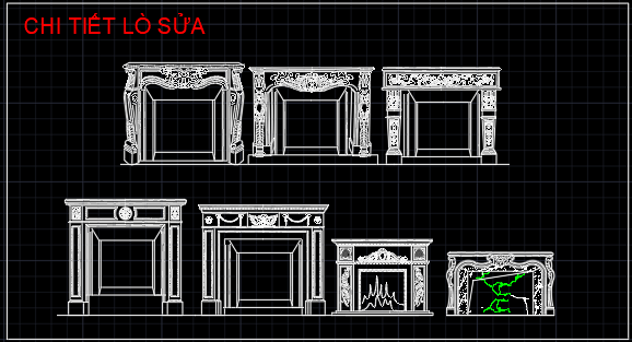 Thư viện autocad tân cổ điển – P2