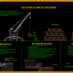 Tổng hợp bản vẽ biện pháp thi công phần hạ tầng (cống rãnh, cây xanh, điện chiếu sáng...)