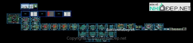 Trọn bộ File cad và sketchup biệt thự mái nhật 2 tầng 11x15m