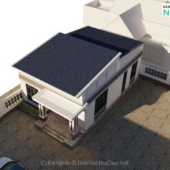 Nhà biệt thự 1 tầng 8x13.71m