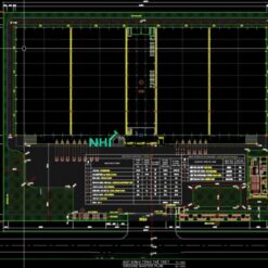 Trung tâm Logistic quy mô nhà xưởng 230x100m