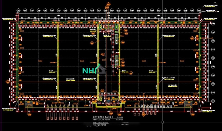 Trung tâm Logistic quy mô nhà xưởng 230x100m